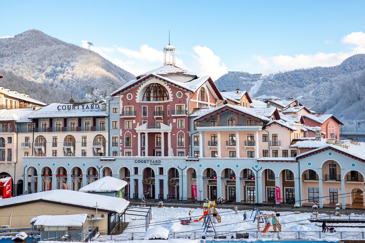 Courtyard Marriott Sochi Krasnaya Polyana фото 72